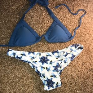 Cute blue bikini by dollboo